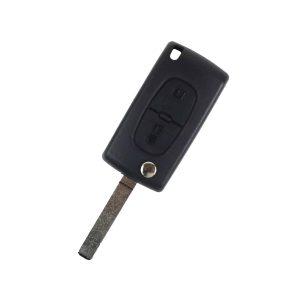 Citroen C1, C2, C3, C4, C5, Berlingo, Picasso | Complete Remote Key (2 Button, VA2 Blade, 433MHz, ID46)