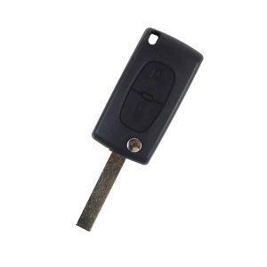 Citroen C1, C2, C3, C4, C5, Berlingo, Picasso | Complete Remote Key (2 Button, HU83 Blade, 433MHz, ID46)
