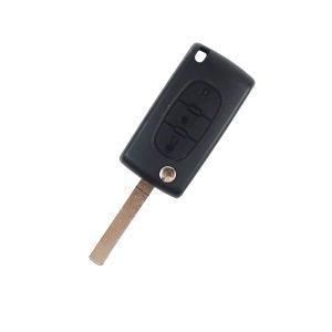 Peugeot 207, 208, 307, 308, 408, Partner | Complete Remote Key (3 Button, HU83 Blade, 433MHz, ID46)