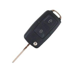Volkswagen Golf, Lupo, Passat, Polo | Complete Remote Key (2 Button, HU66 Blade, 434MHz, ID48) (P/N: 1J0959753N)