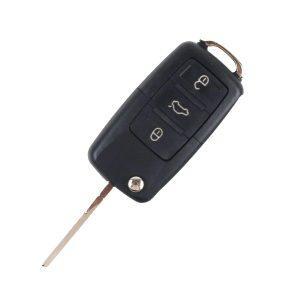Volkswagen Passat, B5, B6, Skoda, Tiguan, Touran, Golf, Jetta, Polo | Complete Remote Key (3 Button, HU66 Blade, 434MHz, ID48) (P/N: 1J0959753AH)