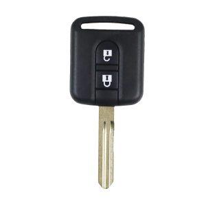Nissan Elgrand, X-TRAIL, Qashqai, Navara, Micra, Note, NV200 | Complete Remote Key (2 Button, NSN14 Blade, 433MHz, ID46) (P/N: 28268AX61A )