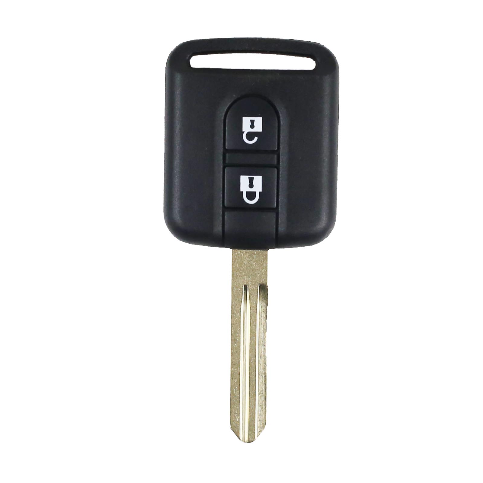 Nissan Elgrand, X-TRAIL, Qashqai, Navara, Micra, Note, NV200 | Complete Remote Key (2 Button, NSN14 Blade, 433MHz, ID46) (P/N: 28268AX61A )