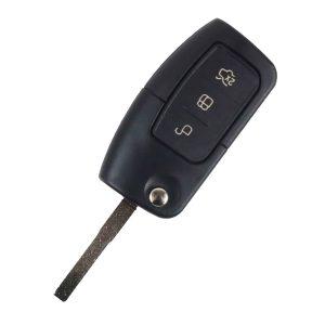 Ford Focus, Mondeo, Festiva, Fusion, Fiesta | Complete Remote Key (3 Button, HU101 Blade, 433MHz, 4D63)