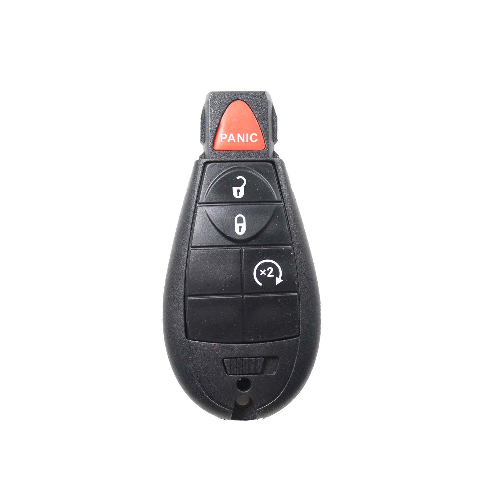 Chrysler, Dodge, Jeep – Grand Cherokee, Libe + Others | Complete Remote Key (3+1 Buttons Lock, Unlock & X2)
