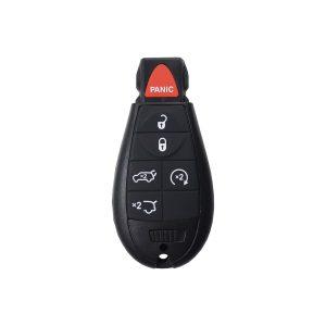 Chrysler, Dodge, Jeep – Grand Cherokee, Libe + Others | Complete Remote Key (5+1 Buttons, Blade, 433MHz Frequency)