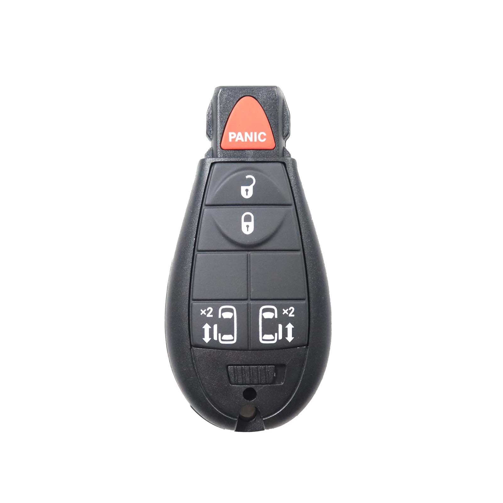 Chrysler, Dodge, Jeep – Grand Cherokee, Libe + Others | Complete Remote Key (4+1 Buttons Lock, Unlock, Rr Door & Lr Door)