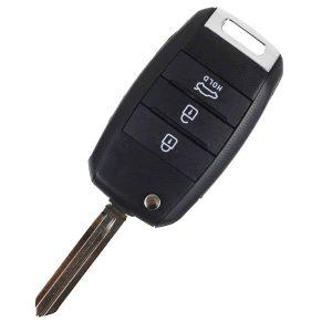 Kia K4 | Complete Remote Key (3 Button, HYN14 Blade, 433MHz, 4D70)