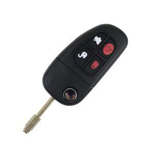 Land Rover Jaguar S-Type, X-Type, XJ8 | Complete Remote Key (4 Button, FO21 Blade, 434MHz, 4D60)