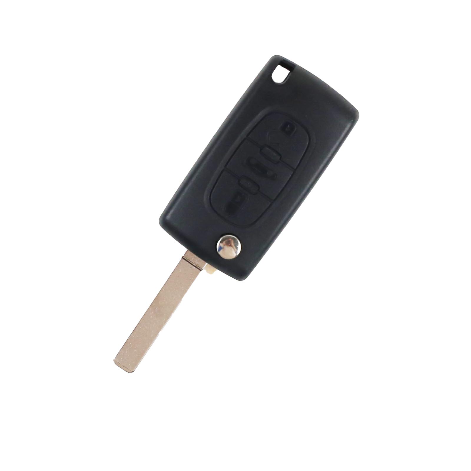 Peugeot 207, 307, 308, 407, 807, Expert, Partner, CC, SW | Complete Remote Key (3 Button, VA2 Blade, 433MHz, ID46)