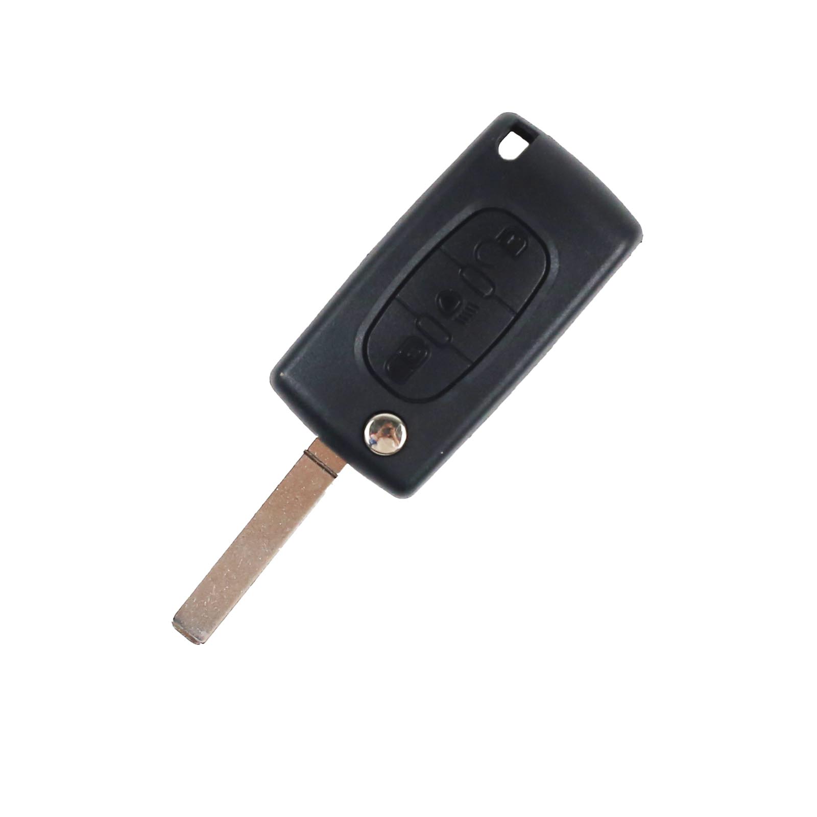 Peugeot 207, 307, 308, 407, 807, Expert, Partner, CC, SW | Complete Remote Key (3 Button, VA2 Blade, 433MHz, ID46)